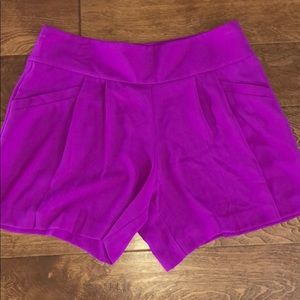 Purple Dressy Shorts